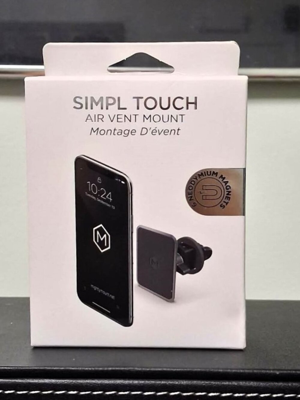 Simpl Touch Magnetic Car Air Vent Phone Holder – Universal 360° Rotating Mount